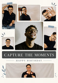 Load image into Gallery viewer, Capture the Moments Multiple Photo Upload Birthday Card
