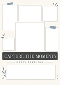 Load image into Gallery viewer, Capture the Moments Multiple Photo Upload Birthday Card
