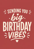 Load image into Gallery viewer, Birthdays - Personalised Card — with punch holes
