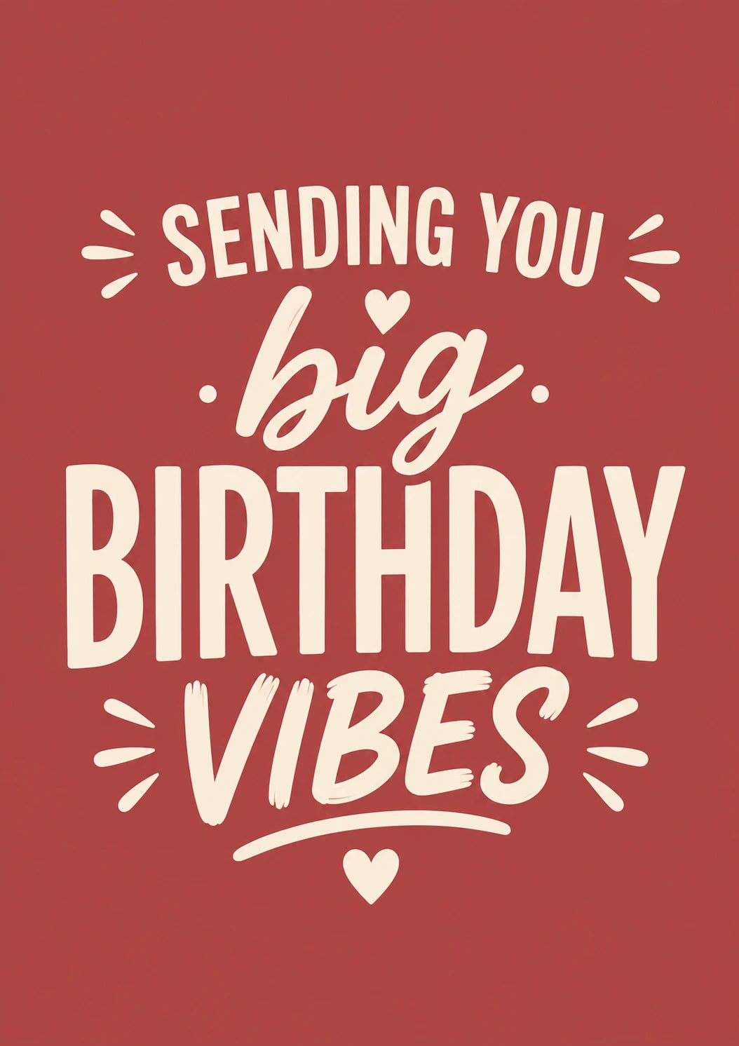 Birthdays - Personalised Card — with punch holes