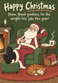 Load image into Gallery viewer, Christmas - Personalised Card — with punch holes
