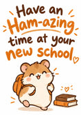 Load image into Gallery viewer, Back to school - Personalised Card — with punch holes
