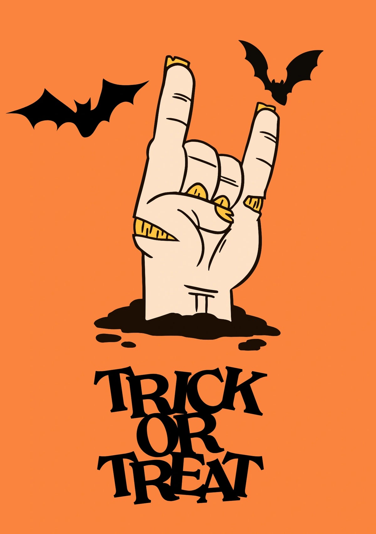 Halloween - Personalised Card — with punch holes