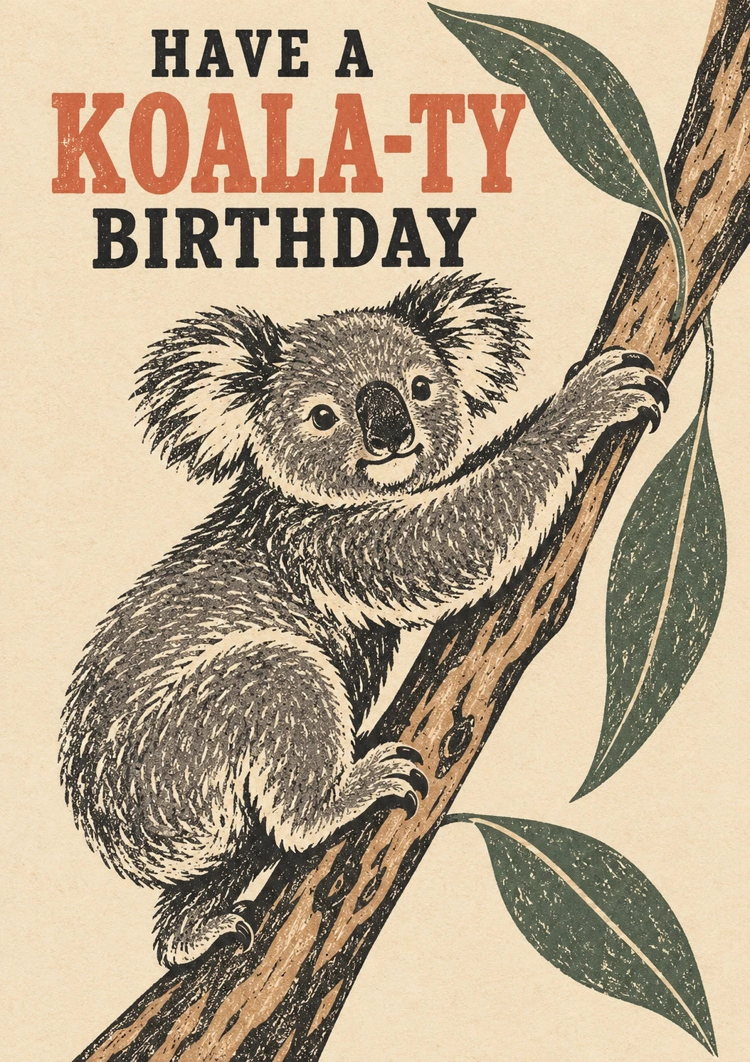 Birthdays - Personalised Card — with punch holes