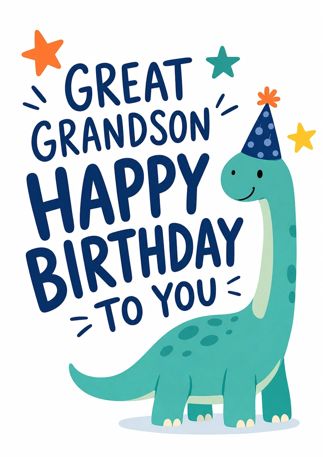 Birthdays - Personalised Card — with punch holes
