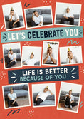 Load image into Gallery viewer, Let's Celebrate You Multiple Photo Upload Birthday Card
