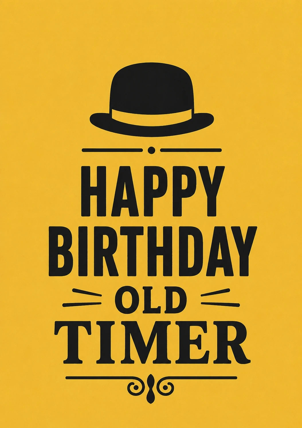 Birthdays - Personalised Card — with punch holes