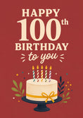 Load image into Gallery viewer, Birthdays - Personalised Card — with punch holes
