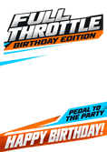 Load image into Gallery viewer, Full Throttle Racing Birthday Edition Photo Upload Birthday Card
