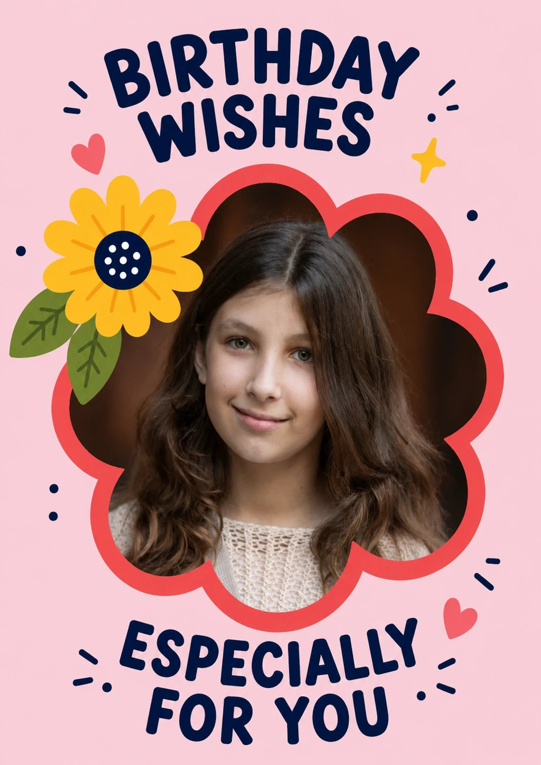 Birthdays - Personalised Card — with punch holes