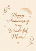 Load image into Gallery viewer, Anniversary - Personalised Card — with punch holes
