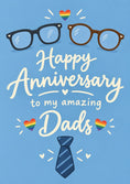 Load image into Gallery viewer, Anniversary - Personalised Card — with punch holes
