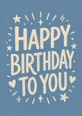 Load image into Gallery viewer, Birthdays - Personalised Card — with punch holes
