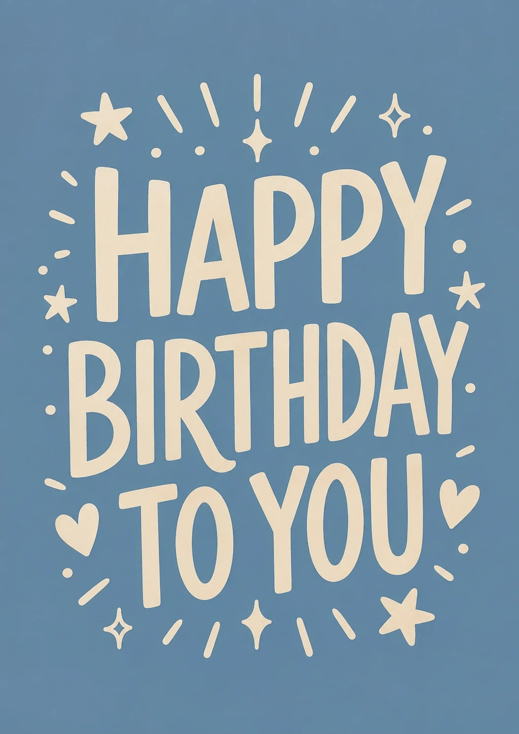 Birthdays - Personalised Card — with punch holes