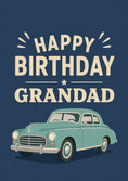 Load image into Gallery viewer, Vintage Classic Car Grandad 90th Birthday Card for Him

