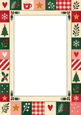 Load image into Gallery viewer, Festive Patchwork Quilt Photo Upload Christmas Card for Parents

