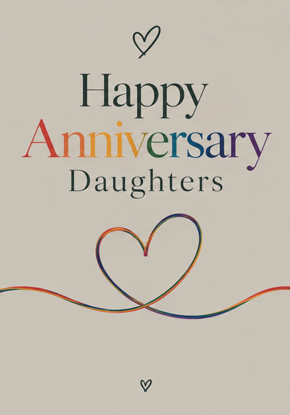 Anniversary - Personalised Card