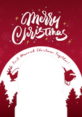 Load image into Gallery viewer, First Married Christmas Together Photo Upload Christmas Card
