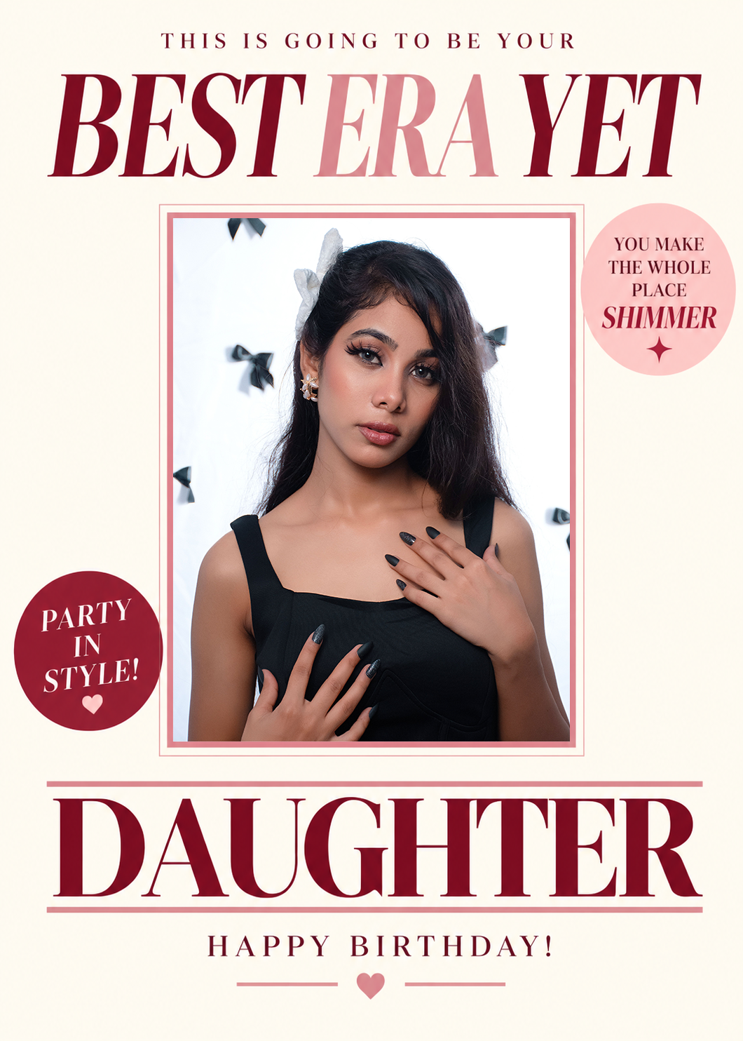 Best Era Yet Magazine Spoof Photo Upload Birthday Card for Her