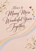 Load image into Gallery viewer, Anniversary - Personalised Card — with punch holes
