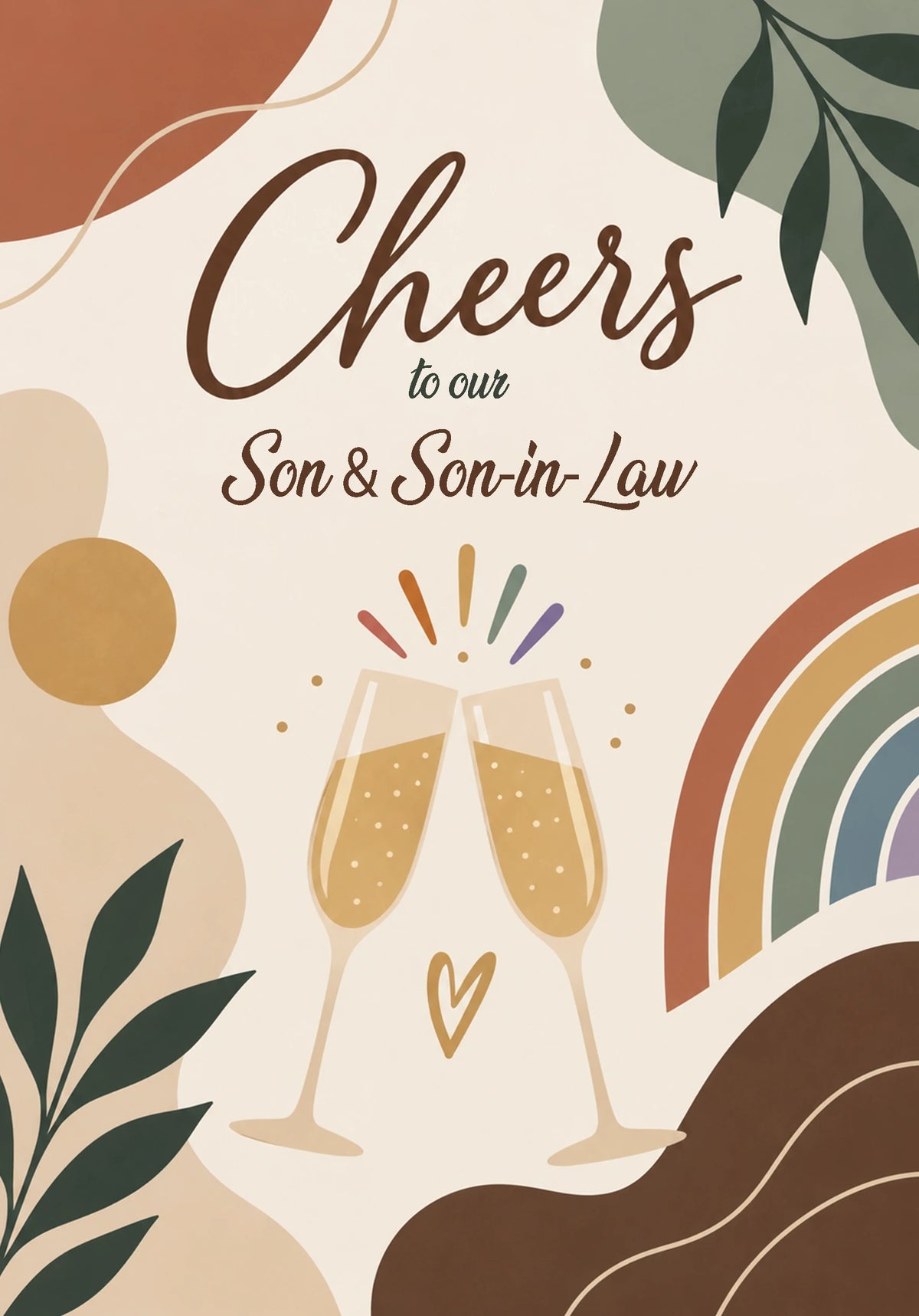 Anniversary - Personalised Card — with punch holes