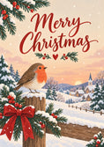 Load image into Gallery viewer, Christmas - Personalised Card — with punch holes

