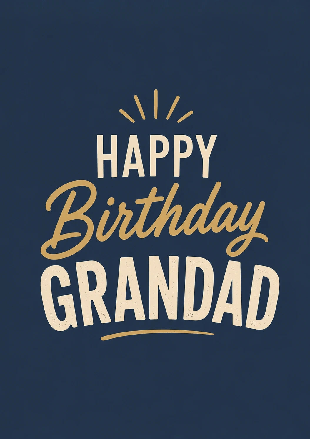 Birthdays - Personalised Card — with punch holes