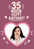 Load image into Gallery viewer, Birthdays - Personalised Card — with punch holes
