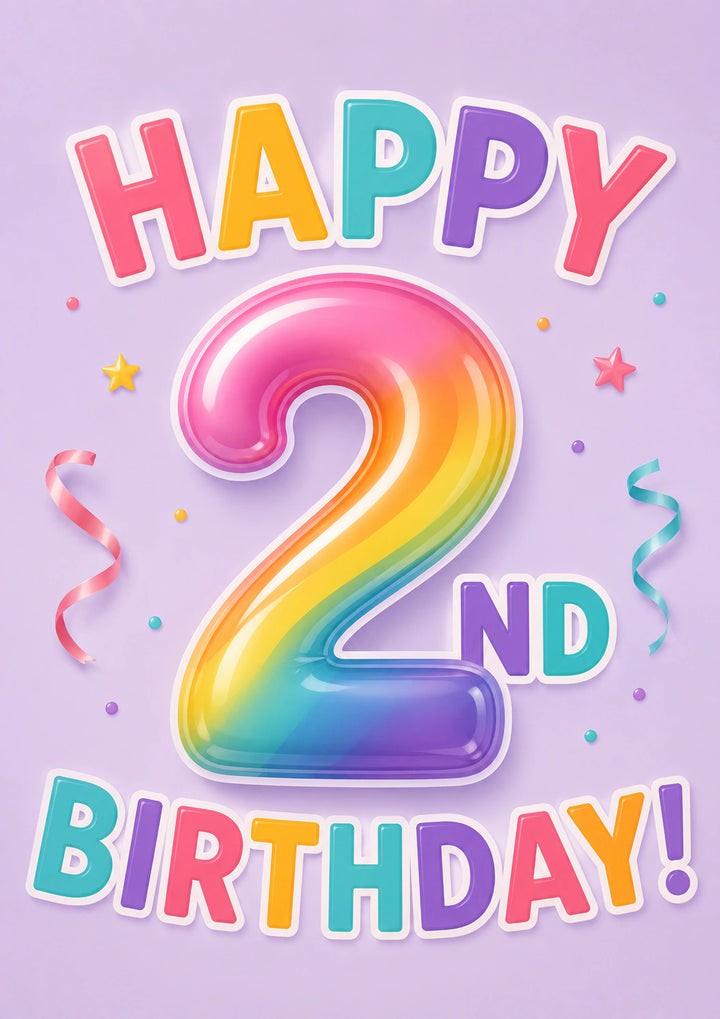 Birthdays - Personalised Card