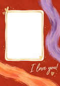 Load image into Gallery viewer, Funny I Love You Brush Strokes Photo Upload 20th Anniversary Card for Friend
