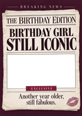 Load image into Gallery viewer, Birthdays - Personalised Card — with punch holes
