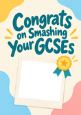 Load image into Gallery viewer, Smashing GCSEs Photo Upload Congratulations Card for Grandson

