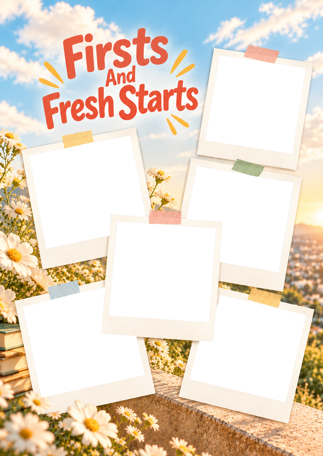 Firsts and Fresh Starts 6 Photo Upload Congratulations Card for Daughter