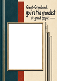 Load image into Gallery viewer, Great-Granddad You're the Grandest Photo Upload Birthday Card for Him

