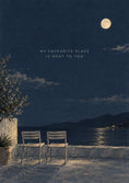 Load image into Gallery viewer, Moonlit Terrace My Favourite Place Birthday Card for Her
