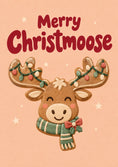 Load image into Gallery viewer, Funny Merry Christmoose Gingerbread Christmas Card for Nephew
