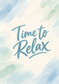 Load image into Gallery viewer, Time to Relax Watercolour Retirement Card for Best Friend
