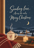 Load image into Gallery viewer, Sending Love Across the Miles Christmas Card for Granddaughter
