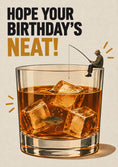 Load image into Gallery viewer, Funny Whisky Glass Fishing Birthday Card for Him
