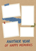 Load image into Gallery viewer, Happy Memories Scrapbook Photo Upload Birthday Card
