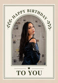 Load image into Gallery viewer, Birthdays - Personalised Card — with punch holes

