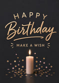 Load image into Gallery viewer, Birthdays - Personalised Card — with punch holes
