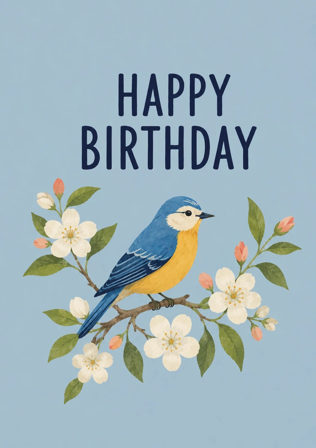 Birthdays - Personalised Card — with punch holes