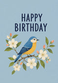 Load image into Gallery viewer, Blue Bird Blossom Branch 70th Birthday Card for Her
