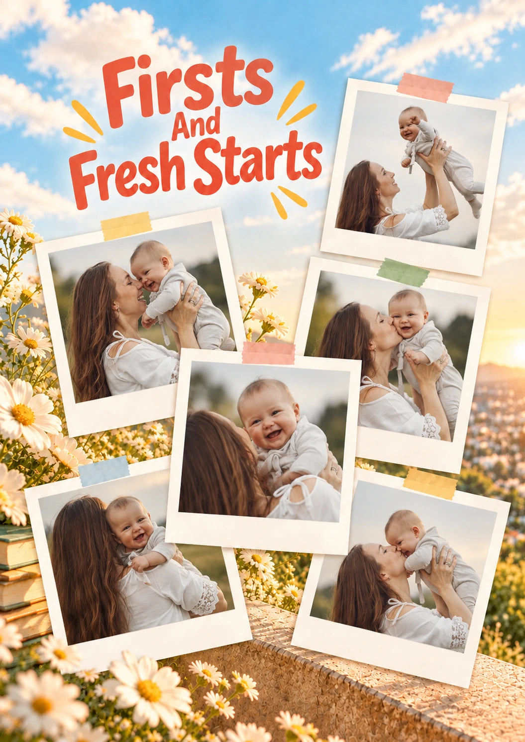 Firsts and Fresh Starts 6 Photo Upload Congratulations Card for Daughter