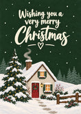 Load image into Gallery viewer, Christmas - Personalised Card — with punch holes
