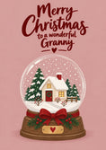 Load image into Gallery viewer, Christmas - Personalised Card — with punch holes
