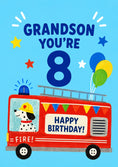 Load image into Gallery viewer, Birthdays - Personalised Card — with punch holes
