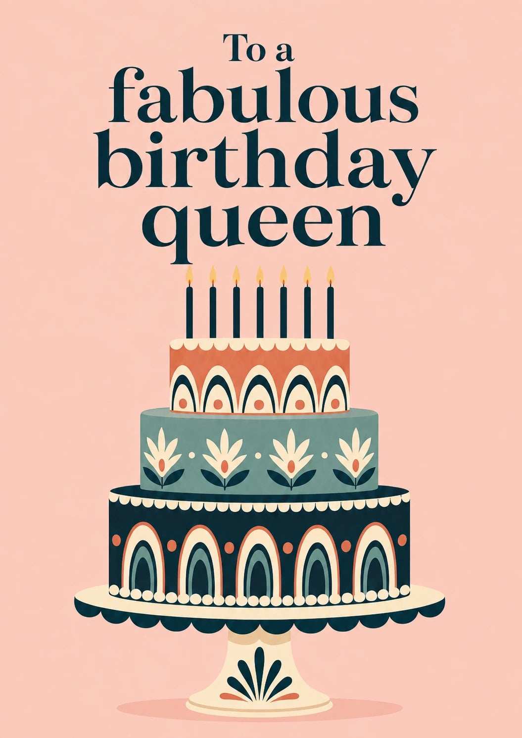 Birthdays - Personalised Card — with punch holes