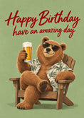 Load image into Gallery viewer, Birthdays - Personalised Card — with punch holes
